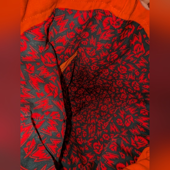 Marc by Marc Jacobs orange large drawstring backpack. - Picture 12 of 14